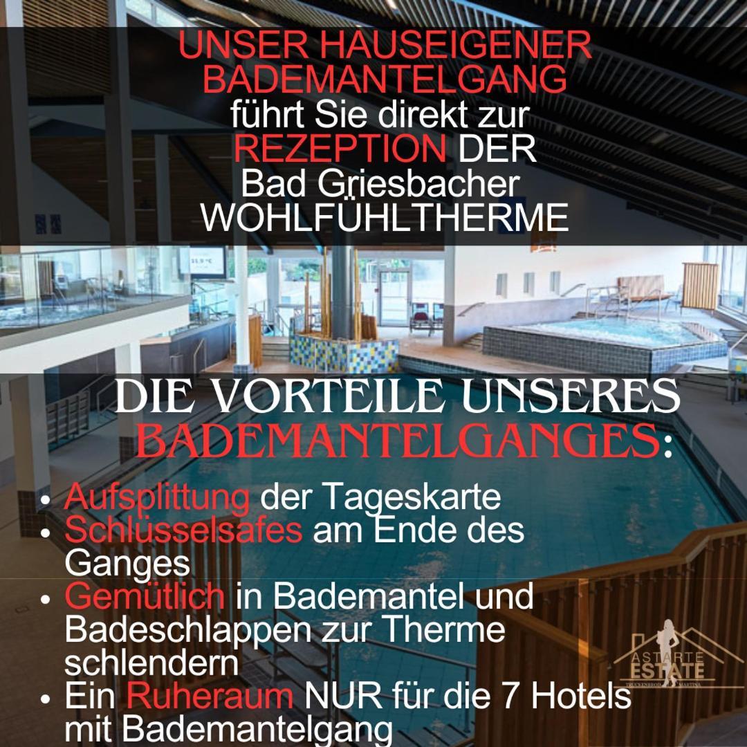 Fewo 20 - Appartement Im Rottalblick - Youngmodern Wohnen, Tiere Willkommen, Bademantelgang Zur Therme, Tv Und Balkon Bad Griesbach (Bavaria) Zewnętrze zdjęcie